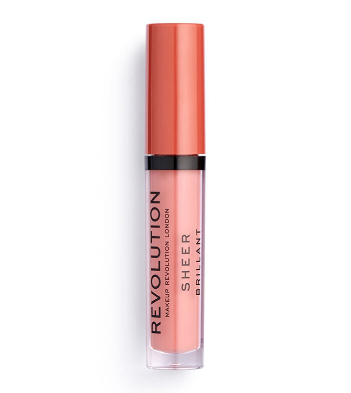 Lūpų blizgis Makeup Revolution London Gloss Sheer 3 ml, 106 Glorified kaina ir informacija | Lūpų dažai, blizgiai, balzamai, vazelinai | pigu.lt