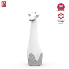 Детская ночная лампа и фонарик с автоматическим выключением Zazu Gina Smart Giraffe, серая цена и информация | Детские светильники | pigu.lt