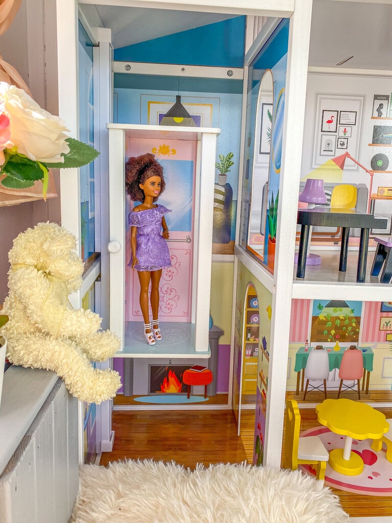 Medinis lėlių namelis „VASARNAMIS“ 4IQ kaina ir informacija | Žaislai mergaitėms | pigu.lt