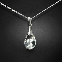 Серебряный кулон "Барокко" с кристаллами Swarovski™ цена и информация | Женское колье | pigu.lt