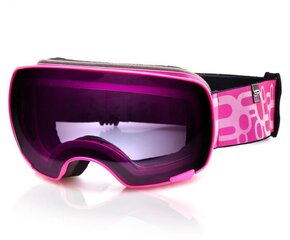 Slidinėjimo akiniai Spokey Yoho, balti/rožiniai kaina ir informacija | Spokey Žiemos sportas | pigu.lt