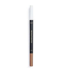 Antakių pieštukas serumas Makeup Revolution London Pro Day & Night 1,6 ml, Ash Brown kaina ir informacija | Antakių dažai, pieštukai | pigu.lt