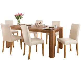 Комплект в столовую Notio Living Matrix 180, светло-коричневый цена и информация | Комплекты мебели для столовой | pigu.lt