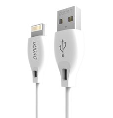 Кабель для зарядки данных Dudao USB / Lightning 2.4A 1 м, белый (L4L) цена и информация | Кабели для телефонов | pigu.lt