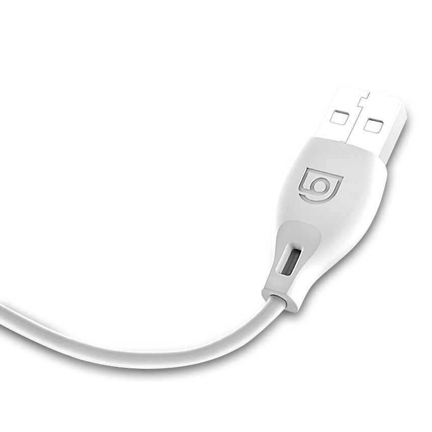 Jungiamasis laidas Dudao USB / Lightning 2.1A kabelis 2m baltas, L4L 2m, baltas цена и информация | Laidai telefonams | pigu.lt