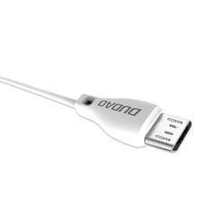 Кабель Dudao micro USB 2.4A 2 м, белый (L4M) цена и информация | Кабели для телефонов | pigu.lt