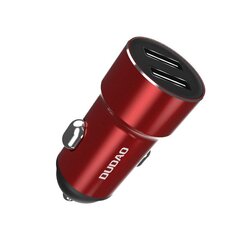 Dudao Universal Smart Car Charger 2.4A, 2x USB цена и информация | Зарядные устройства для телефонов | pigu.lt