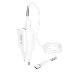 Dudao 2x USB įkroviklis 5V/2.4A + micro USB, A2EU kaina ir informacija | Krovikliai telefonams | pigu.lt