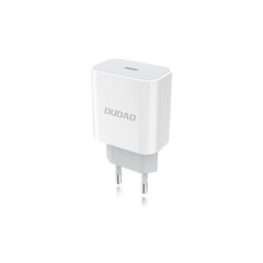 Адаптер для быстрой зарядки Dudao EU USB Type C Power Delivery 18 Вт, белый (A8EU) цена и информация | Зарядные устройства для телефонов | pigu.lt