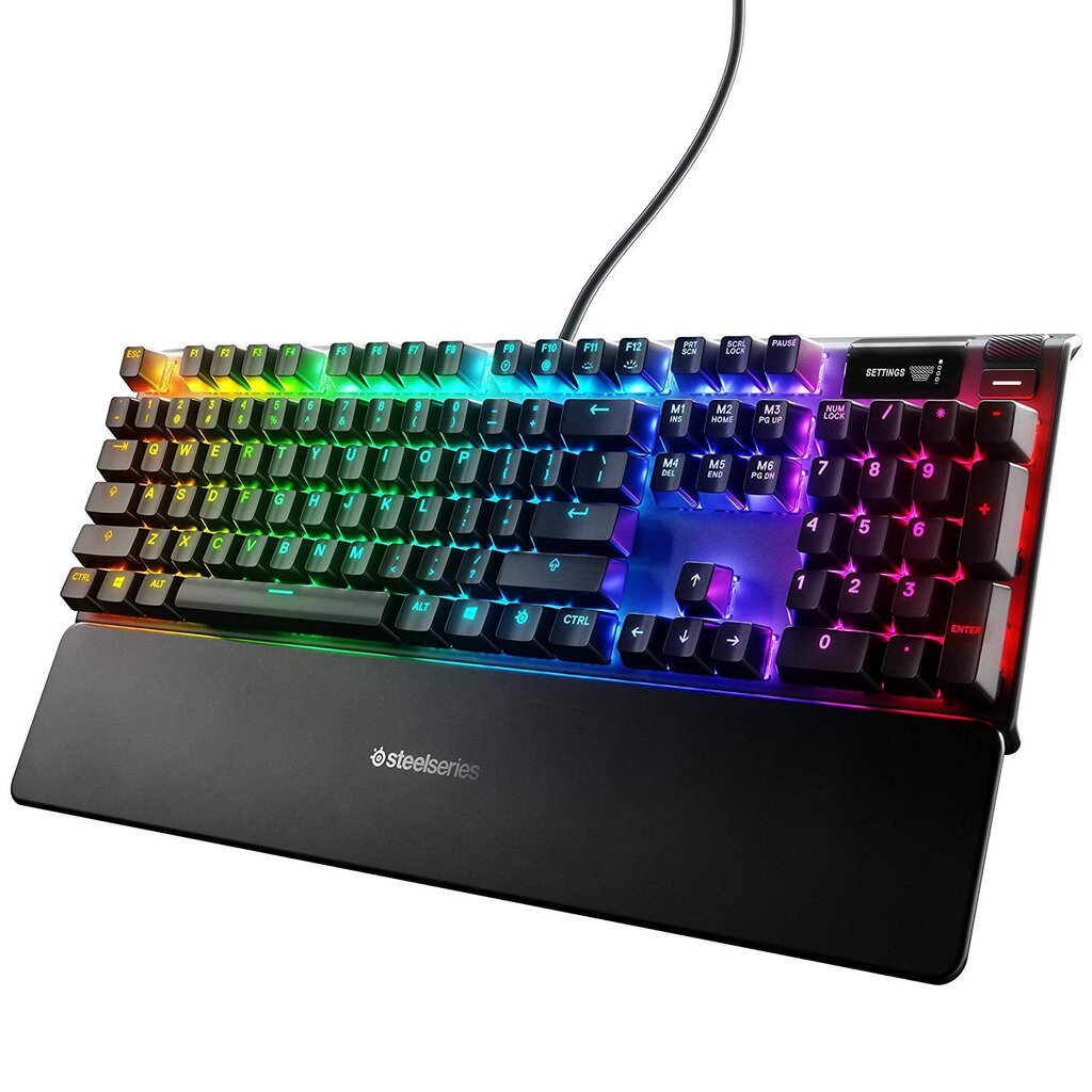 SteelSeries APEX 7 Blue Switch RGB US kaina ir informacija | Klaviatūros | pigu.lt