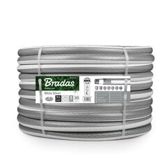 Шланг для полива Bradas NTS White Silver 3/4" 50м цена и информация | Оборудование для полива | pigu.lt