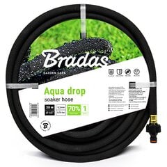 Микропористый шланг Bradas Aqua-Drop 1/2", 7,5м цена и информация | Оборудование для полива | pigu.lt