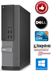 Dell Optiplex 7020 i5-4570 3.2Ghz 8GB 480GB SSD DVD-RW Windows 10 Professional Компьютер цена и информация | Стационарные компьютеры | pigu.lt