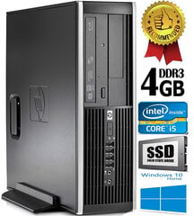 Компьютер HP Compaq Elite 8300 Intel® Core™ i5-3470 3.20GHz 4GB 960GB SSD DVD Windows 10 цена и информация | Стационарные компьютеры | pigu.lt