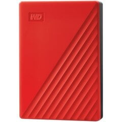 WD My Passport 4TB, USB 3.2, красный цена и информация | Жёсткие диски (SSD, HDD) | pigu.lt