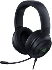 Razer Kraken X USB Black 7.1 kaina ir informacija | Ausinės | pigu.lt