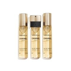 Духи для женщин Chanel Gabrielle EDP, 3 x 20 мл цена и информация | Женские духи | pigu.lt