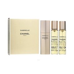 Набор Chanel Gabrielle для женщин: EDP, 3x20 мл цена и информация | Женские духи | pigu.lt