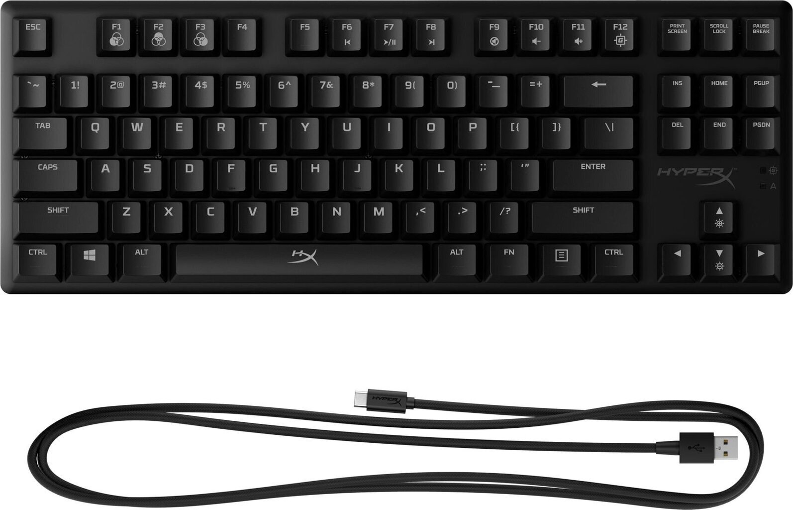 Mechaninė klaviatūra HyperX HX-KB7RDX-US kaina ir informacija | Klaviatūros | pigu.lt
