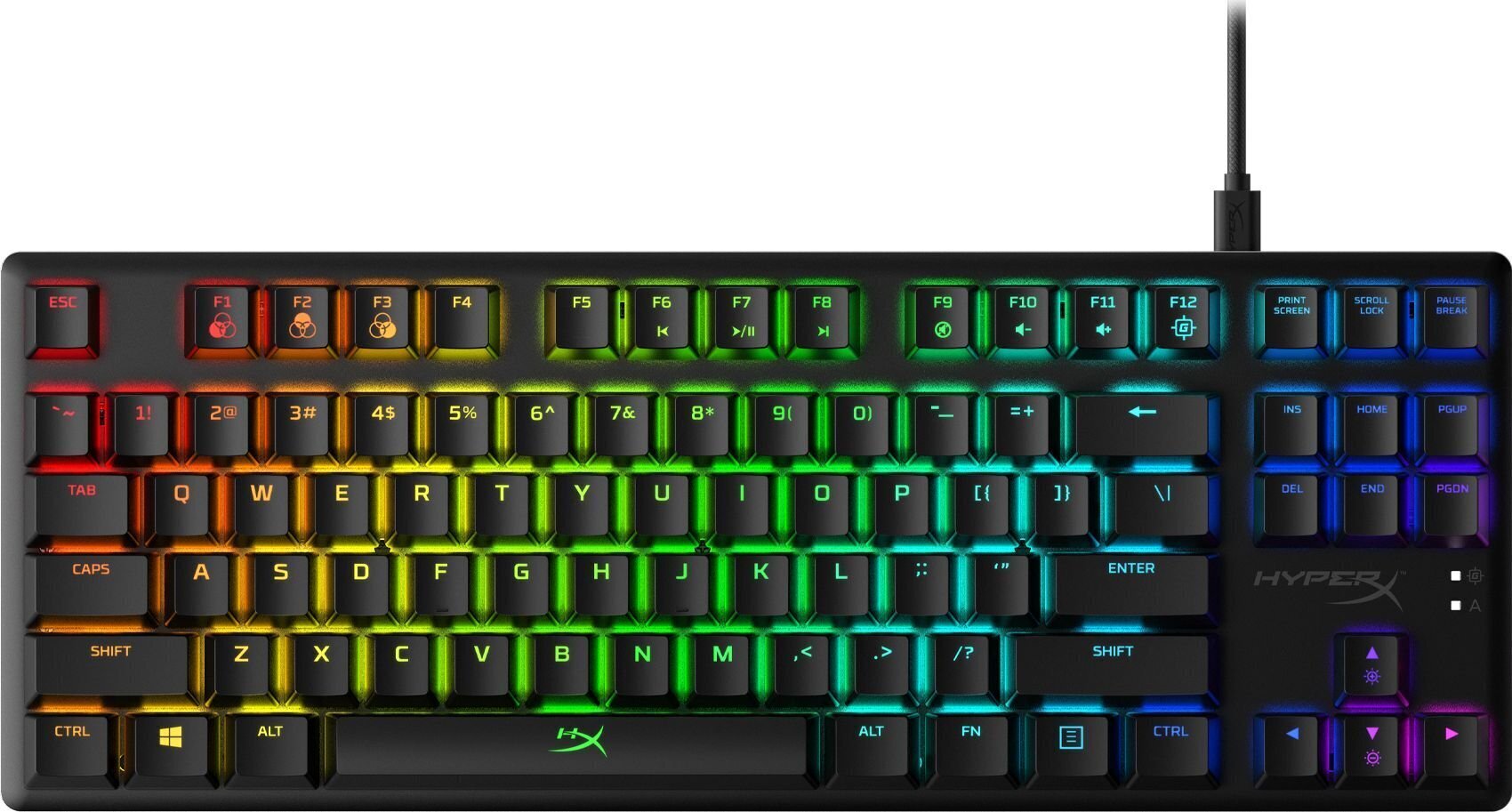 Mechaninė klaviatūra HyperX HX-KB7RDX-US kaina ir informacija | Klaviatūros | pigu.lt