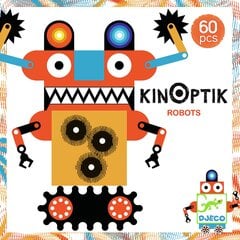 Magnetinis žaidimas - Kinoptik Robotai, Djeco DJ05611 kaina ir informacija | Lavinamieji žaislai | pigu.lt