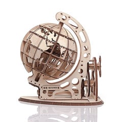 Medinis konstruktorius Mechanical Wooden model Globe kaina ir informacija | Konstruktoriai ir kaladėlės | pigu.lt