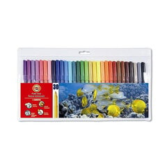 Flomasteris rašikliai, 30 spalvų kaina ir informacija | Piešimo, tapybos, lipdymo reikmenys | pigu.lt
