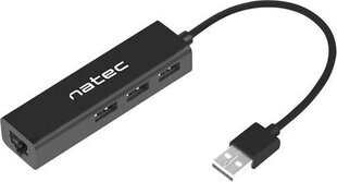 NATEC NHU-1413 цена и информация | Адаптеры, USB-разветвители | pigu.lt