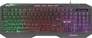 Fury HELLFIRE 2 Gaming keyboard, RGB LED цена и информация | Клавиатуры | pigu.lt