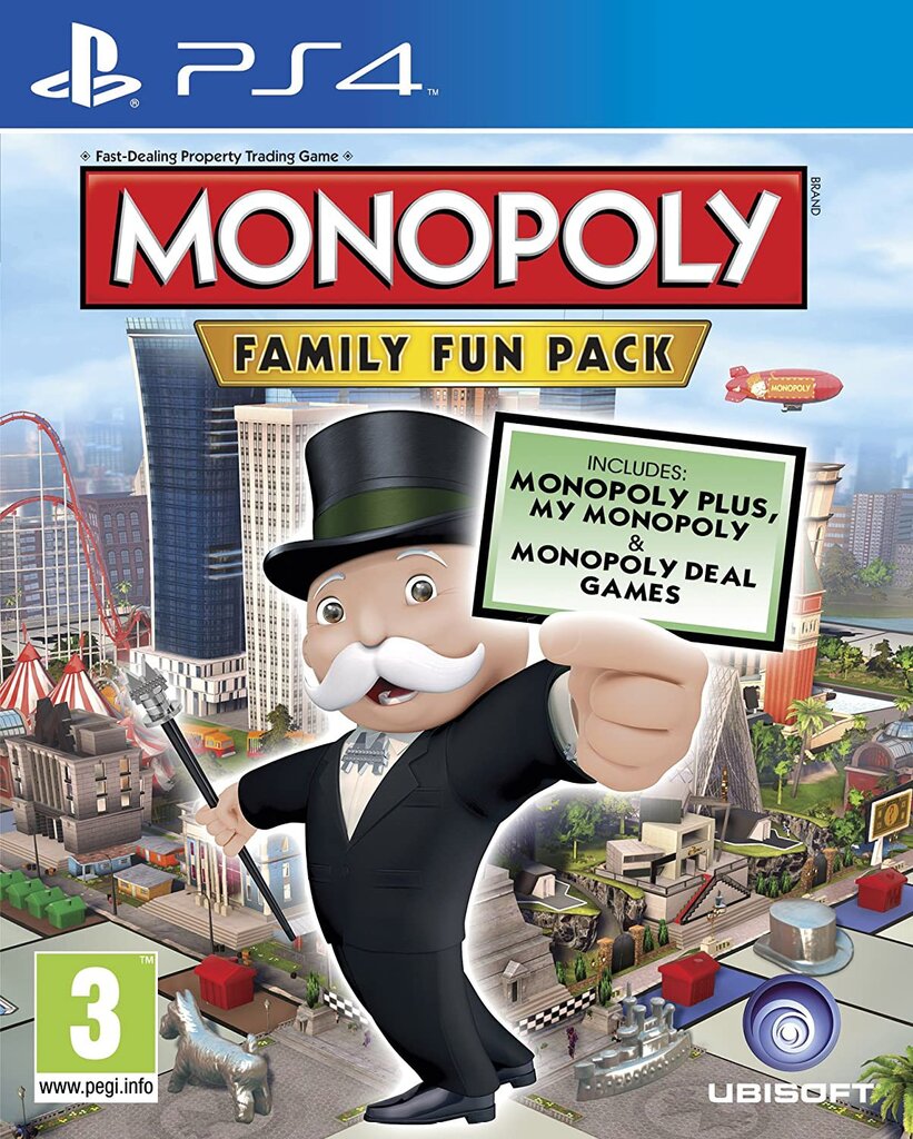 Monopoly Family Fun Pack PS4 kaina ir informacija | Kompiuteriniai žaidimai | pigu.lt