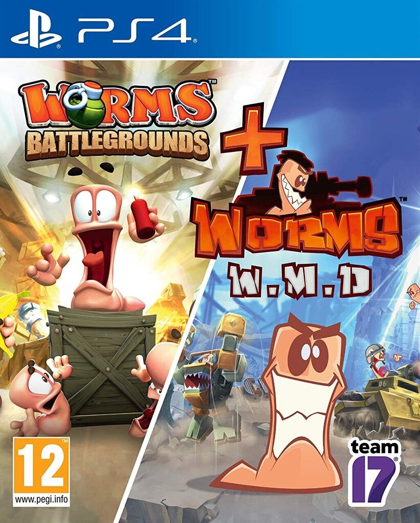 PS4 Worms: Battlegrounds + Worms: W.M.D. Bundle kaina ir informacija | Kompiuteriniai žaidimai | pigu.lt