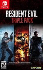 SWITCH Resident Evil Triple Pack incl. Resident Evil 4, 5, 6 US Version цена и информация | Компьютерные игры | pigu.lt