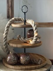 Сервировочное блюдо для закусок Excellent Housewares, 3 этажа цена и информация | Посуда, тарелки, обеденные сервизы | pigu.lt