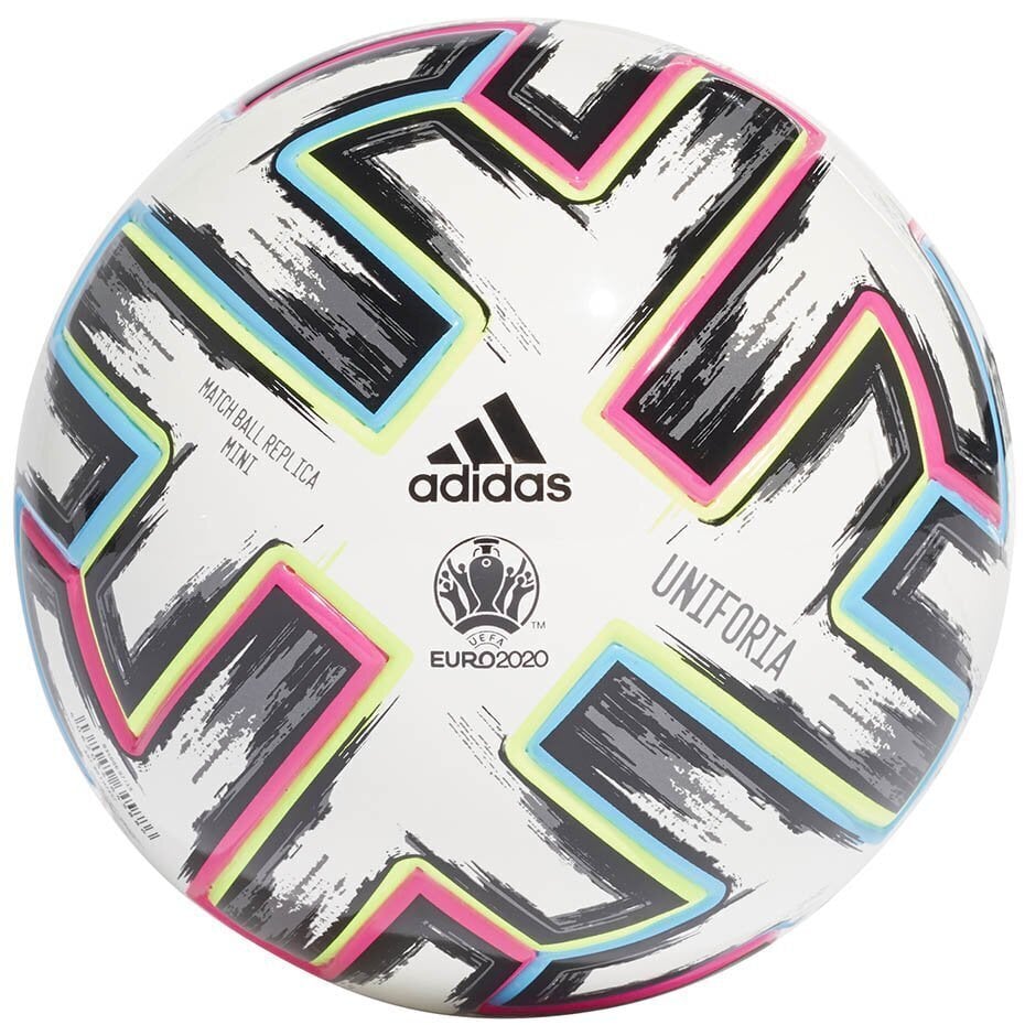 Futbolo kamuolys ADIDAS EURO2020 UNIFORIA MINI, 1 dydis kaina ir informacija | Futbolo kamuoliai | pigu.lt