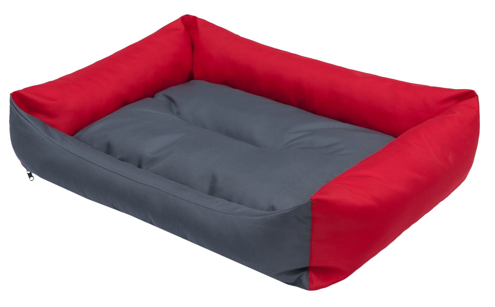Hobbydog guolis Eco XL, 82x60 cm, raudonos/pilkos spalvos kaina ir informacija | Guoliai, pagalvėlės | pigu.lt