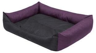 Hobbydog guolis Eco XXL, 105x75 cm, violetinės/juodos spalvos kaina ir informacija | Guoliai, pagalvėlės | pigu.lt