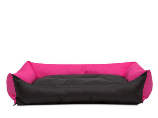 Hobbydog лежак Eco XXL, 105x75 см, розового/черного цвета цена и информация | Лежаки, домики | pigu.lt