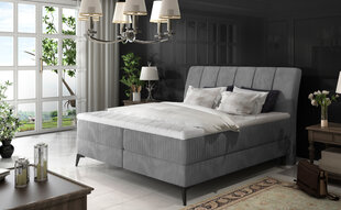 Кровать NORE Aderito, 140x200 см, серый гобелен цена и информация | Кровати | pigu.lt