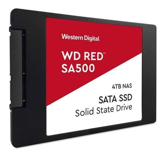 SSD WD RED 4TB 2.5" SATA WDS400T1R0A цена и информация | Vidiniai kietieji diskai (HDD, SSD, Hybrid) | pigu.lt