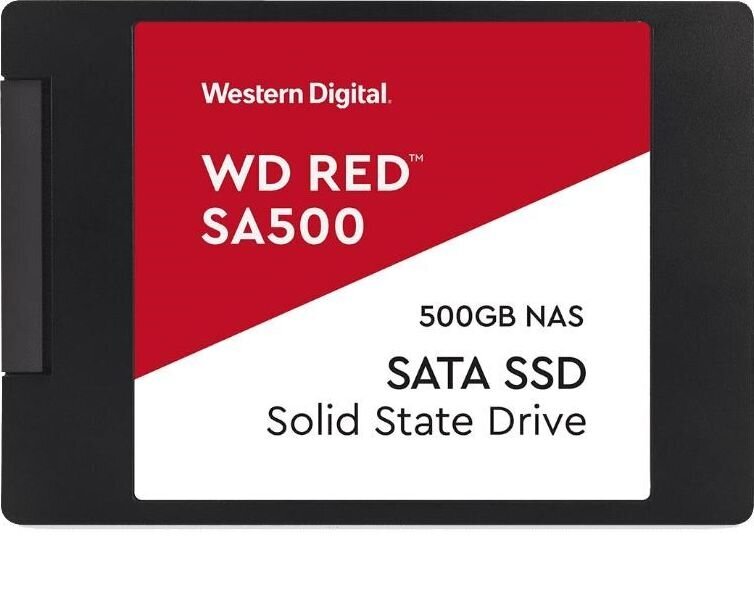 SSD WD RED 500GB 2.5" SATA WDS500G1R0A цена и информация | Vidiniai kietieji diskai (HDD, SSD, Hybrid) | pigu.lt