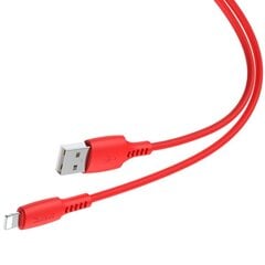 Кабель Baseus USB/Lightning 2.4A 1.2 м, красный (CALDC-09) цена и информация | Кабели для телефонов | pigu.lt