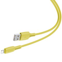 Кабель для зарядки/передачи данных USB Lightning Baseus Colourful 1,2м, желтый цена и информация | Кабели для телефонов | pigu.lt