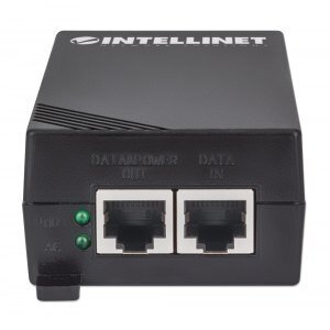 Maitinimo adapteris Intellinet PoE+ 30W 1X GigaBit RJ45 802.3AT kaina ir informacija | Priedai fotoaparatams | pigu.lt