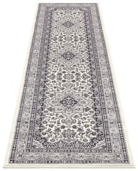 Nouristan Mirkan kiliminis takelis Parun Tabriz 80x250 cm, pilkas kaina ir informacija | Kilimai | pigu.lt