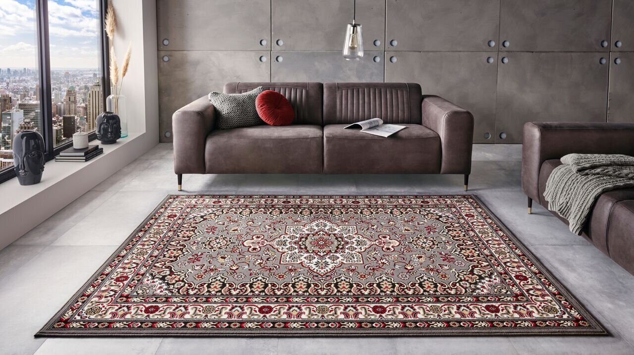 Nouristan Mirkan kilimas Parun Tabriz 120x170 cm, pilkas kaina ir informacija | Kilimai | pigu.lt