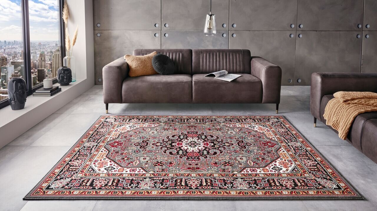 Nouristan Mirkan kilimas Skazar Isfahan 160x230 cm, pilkas kaina ir informacija | Kilimai | pigu.lt