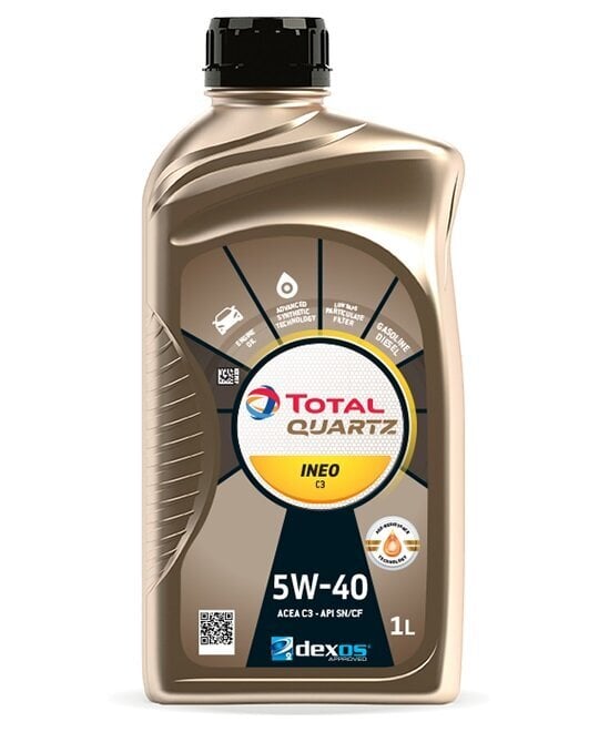 TOTAL Quartz INEO C3 5W-40 variklių alyva, 1L kaina ir informacija | Variklinės alyvos | pigu.lt