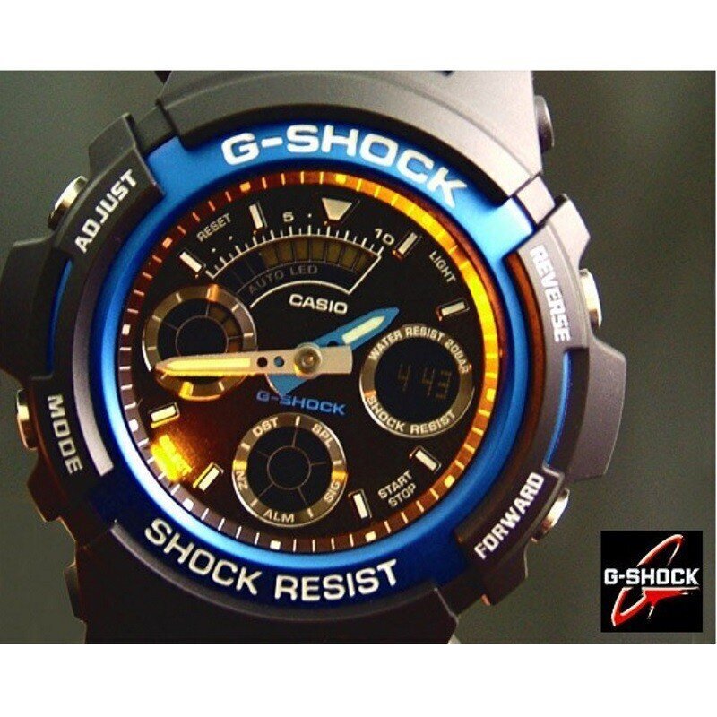 Vyriškas laikrodis Casio AW-591-2A G-Shock цена и информация | Vyriški laikrodžiai | pigu.lt