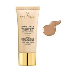 Drėkinantis makiažo pagrindas Collistar Deep Moisturizing Foundation SPF15 n7, 30ml kaina ir informacija | Makiažo pagrindai, pudros | pigu.lt