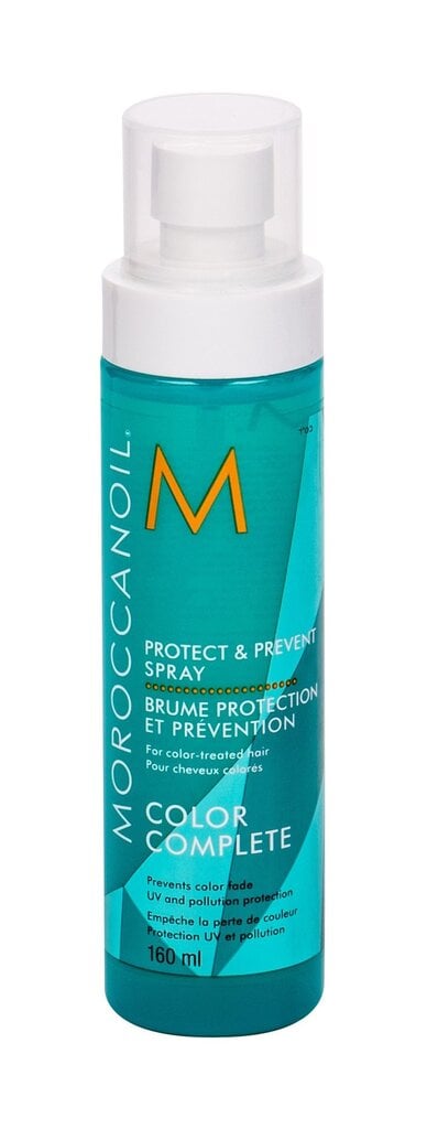 Purškiklis dažytiems plaukams Moroccanoil Protect & Prevent 160 ml kaina ir informacija | Priemonės plaukų stiprinimui | pigu.lt